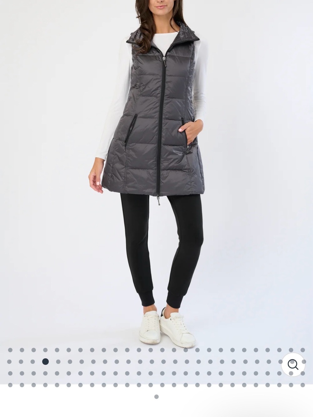 My Anorak Slate Down Vest XL